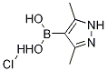 3,5-Dimethylpyrazole-4-boronic acid hydrochloride Structure,1162262-39-6Structure