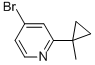 4-Bromo-2-(1-methylcyclopropyl)pyridine Structure,1163707-47-8Structure