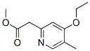 2-Pyridineaceticacid,4-ethoxy-5-methyl-,methylester(9ci) Structure,116419-06-8Structure