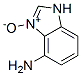 1H-benzimidazol-4-amine,3-oxide(9ci) Structure,116423-93-9Structure