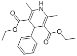 Diethyl 2,6-dimethyl-4-phenyl-1,4-dihydropyridine-3,5-dicarboxylate Structure,1165-06-6Structure