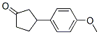 3-(4-Methoxyphenyl)cyclopentanone Structure,116526-34-2Structure