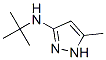 1H-pyrazol-3-amine, n-(1,1-dimethylethyl)-5-methyl- Structure,116545-19-8Structure