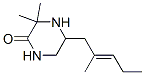 Piperazinone, 3,3-dimethyl-5-(2-methyl-2-pentenyl)-(9ci) Structure,116595-00-7Structure