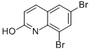 6,8-Dibromo-2-hydroxyquinoline Structure,116632-34-9Structure