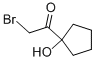 Ethanone, 2-bromo-1-(1-hydroxycyclopentyl)-(9ci) Structure,116633-22-8Structure