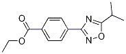 4-[5-(1-Methylethyl)-1,2,4-oxadiazol-3-yl]Benzoic acid ethyl ester Structure,1166756-84-8Structure