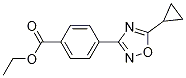 4-(5-Cyclopropyl-1,2,4-oxadiazol-3-yl)Benzoic acid ethyl ester Structure,1166756-88-2Structure