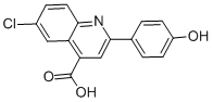 6-Chloro-2-(4-hydroxyphenyl)quinoline-4-carboxylic acid Structure,116734-19-1Structure