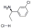 (R)-1-(3-chlorophenyl)propan-1-amine-hcl Structure,1168139-40-9Structure