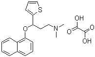 (S)-N,N-二甲基-3-(萘-1-基氧基)-3-(噻吩-2-基)丙烷-1-胺結(jié)構(gòu)式_116817-12-0結(jié)構(gòu)式