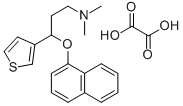 3-Thiophenepropanamine, n,n-dimethyl-gamma-(1-naphthalenyloxy)-, ethanedioate(1:1) Structure,116817-26-6Structure