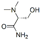 Propanamide, 2-(dimethylamino)-3-hydroxy-, (r)-(9ci) Structure,116833-21-7Structure