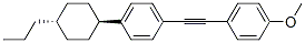 Benzene, 1-[2-(4-methoxyphenyl)ethynyl]-4-(trans-4-propylcyclohexyl)- Structure,116903-47-0Structure