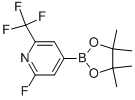 2-氟-4-(4,4,5,5-四甲基-[1,3,2]二噁硼烷-2-基)-6-(三氟甲基)吡啶結(jié)構(gòu)式_1169459-44-2結(jié)構(gòu)式