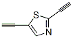 Thiazole, 2,5-diethynyl- (9ci) Structure,116998-07-3Structure