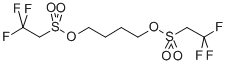 1,4-Butanediol bis(2,2,2-trifluoroethane sulphonate) Structure,117186-54-6Structure