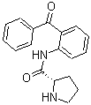 N-(2-苯甲酰苯基)-L-脯氨酰胺結(jié)構(gòu)式_117186-74-0結(jié)構(gòu)式