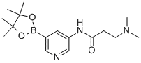 3-Dimethylamino-n-[5-(4,4,5,5-tetramethyl-[1,3,2]dioxaborolan-2-yl)pyridin-3-yl]propionamide Structure,1171891-23-8Structure