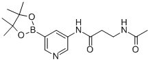 3-乙?；被?n-[5-(4,4,5,5-四甲基-[1,3,2]二噁硼烷-2-基)吡啶-3-基]丙酰胺結(jié)構(gòu)式_1171891-27-2結(jié)構(gòu)式