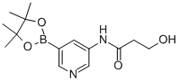 3-羥基-n-[5-(4,4,5,5-四甲基-[1,3,2]二噁硼烷-2-基)吡啶-3-基]丙酰胺結(jié)構(gòu)式_1171891-30-7結(jié)構(gòu)式