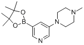 1-Methyl-4-(5-(4,4,5,5-tetramethyl-1,3,2-dioxaborolan-2-yl)pyridin-3-yl)piperazine Structure,1171892-37-7Structure