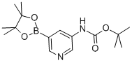 [5-(4,4,5,5-Tetramethyl-[1,3,2]dioxaborolan-2-yl)- pyridin-3-yl]-carbamic acid tert-Butyl ester Structure,1171897-39-4Structure