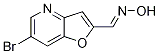 6-Bromofuro[3,2-b]pyridine-2-carbaldehyde oxime Structure,1171920-32-3Structure