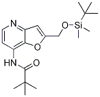 N-(2-((tert-butyldimethylsilyloxy)methyl)-furo[3,2-b]pyridin-7-yl)pivalamide Structure,1171920-37-8Structure