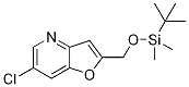 2-((Tert-butyldimethylsilyloxy)methyl)-6-chlorofuro[3,2-b]pyridine Structure,1171920-42-5Structure