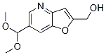 (6-(Dimethoxymethyl)furo[3,2-b]pyridin-2-yl)-methanol Structure,1171920-53-8Structure