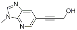 3-(3-Methyl-3H-imidazo[4,5-b]pyridin-6-yl)-2-propyn-1-ol Structure,1171920-73-2Structure