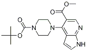 4-[4-[(1,1-二甲基乙氧基)羰基]-1-哌嗪]-1H-吡咯并[2,3-B]吡啶-5-羧酸甲酯結(jié)構(gòu)式_1172067-32-1結(jié)構(gòu)式