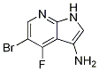 5-Bromo-4-fluoro-1h-pyrrolo[2,3-b]pyridin-3-amine Structure,1172068-36-8Structure