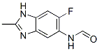 Formamide, n-(6-fluoro-2-methyl-1h-benzimidazol-5-yl)-(9ci) Structure,117275-70-4Structure