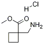 1-(Aminomethyl)cyclobutanecarboxylic acid methyl ester hydrochloride Structure,1172902-07-6Structure