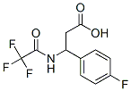 3-(4-Fluorophenyl)-3-[(2,2,2-trifluoroacetyl)amino]propanoic acid Structure,117291-16-4Structure