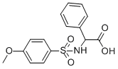 2-([(4-Methoxyphenyl)sulfonyl]amino)-2-phenylacetic acid Structure,117309-46-3Structure