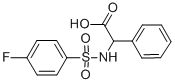 2-([(4-Fluorophenyl)sulfonyl]amino)-2-phenylacetic acid Structure,117309-49-6Structure