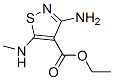 (9ci)-3-氨基-5-(甲基氨基)-4-異噻唑羧酸乙酯結(jié)構(gòu)式_117377-37-4結(jié)構(gòu)式