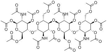 (5Xi)-2-乙酰氨基-3,4,6-三-O-乙酰基-2-脫氧-beta-D-來蘇-己糖吡喃糖苷-(1->4)-(5Xi)-2-乙酰氨基-3,6-二-O-乙?；?2-脫氧-beta-D-來蘇-己糖吡喃糖苷-(1->4)-(5Xi)-2-乙酰氨基-3,6-二-O-乙酰基-2-脫氧-beta-D-來蘇-己結(jié)構(gòu)式_117399-51-6結(jié)構(gòu)式