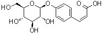 香豆酸-4-葡萄糖苷結(jié)構(gòu)式_117405-48-8結(jié)構(gòu)式