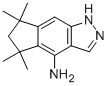 5,5,7,7-Tetramethyl-1,5,6,7-tetrahydrocyclopenta[f]indazol-4-amine Structure,1174064-61-9Structure