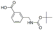 Boc-3-Aminomethylbenzoic acid Structure,117445-22-4Structure