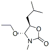 反式-(9ci)-4-乙氧基-3-甲基-5-(2-甲基丙基)-2-噁唑烷酮結構式_117508-52-8結構式