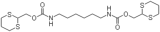 N,n-1,6-hexanediylbiscarbamic acid bis(1,3-dithian-2-ylmethyl)ester Structure,1175242-02-0Structure