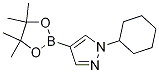 1H-pyrazole, 1-cyclohexyl-4-(4,4,5,5-tetramethyl-1,3,2-dioxaborolan-2-yl)- Structure,1175275-00-9Structure