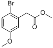 Benzeneacetic acid, 2-bromo-5-methoxy-, methyl ester Structure,117565-90-9Structure