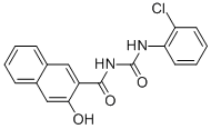 1-(2-Chlorophenyl)-3-(3-hydroxynaphthalene-2-carbonyl)-urea Structure,117569-36-5Structure