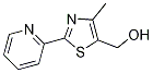 5-Thiazolemethanol, 4-methyl-2-(2-pyridinyl)- Structure,1175795-51-3Structure